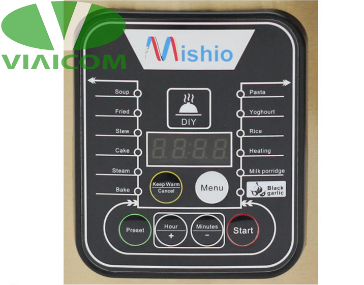 màn hình điều khiển máy làm tỏi đen Mishio-MK10