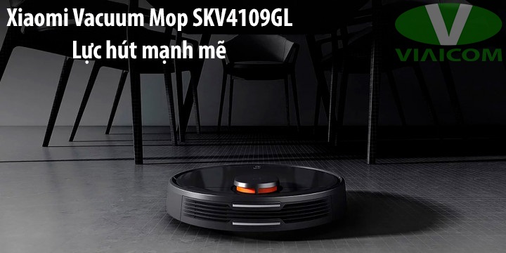 Robot hút bụi tự động Xiaomi Vacuum Mop SKV4109GL - Lực hút mạnh mẽ