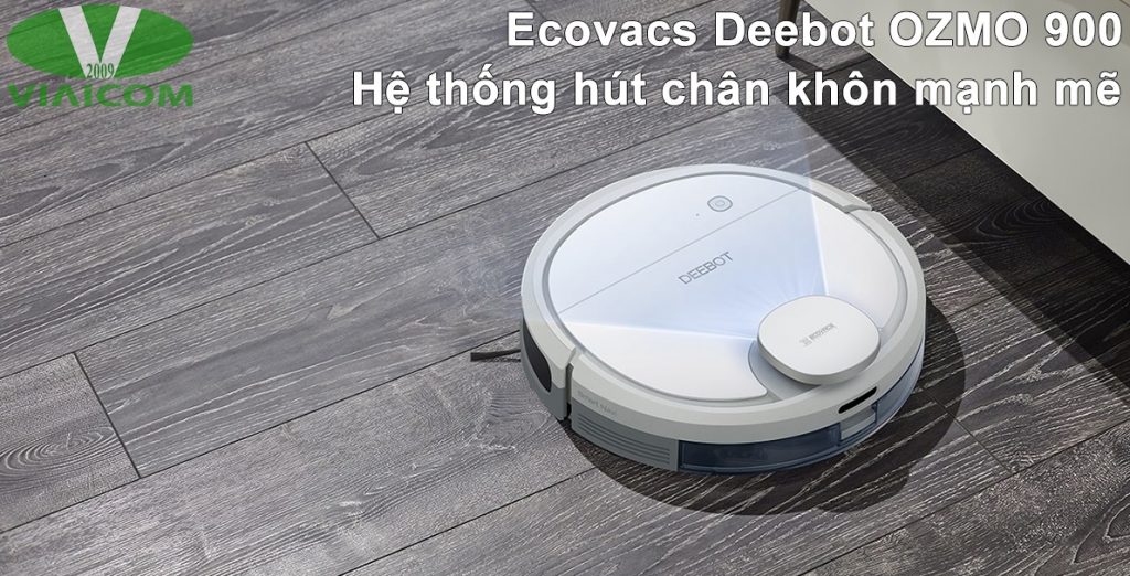 Robot hút bụi lau nhà Ecovacs Deebot OZMO 900 - Hệ thống hút chân không mạnh mẽ